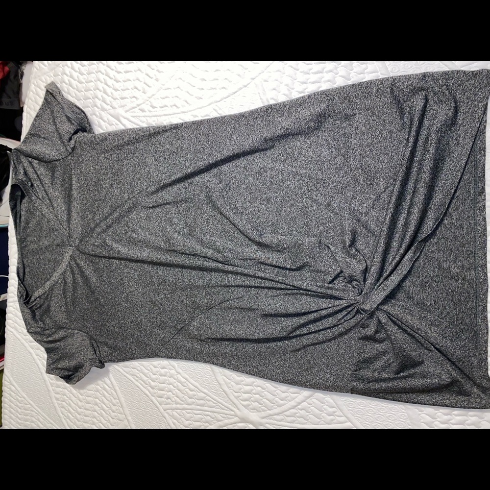 Gray T-Shirt Dress